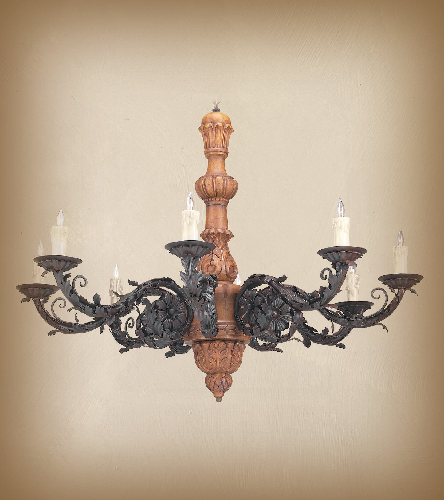 Wrought Iron Chandelier