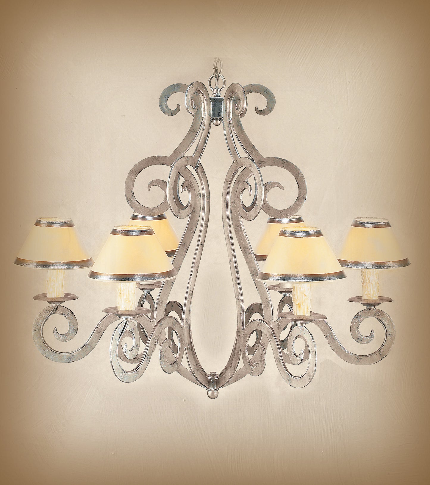 Wrought Iron Chandelier