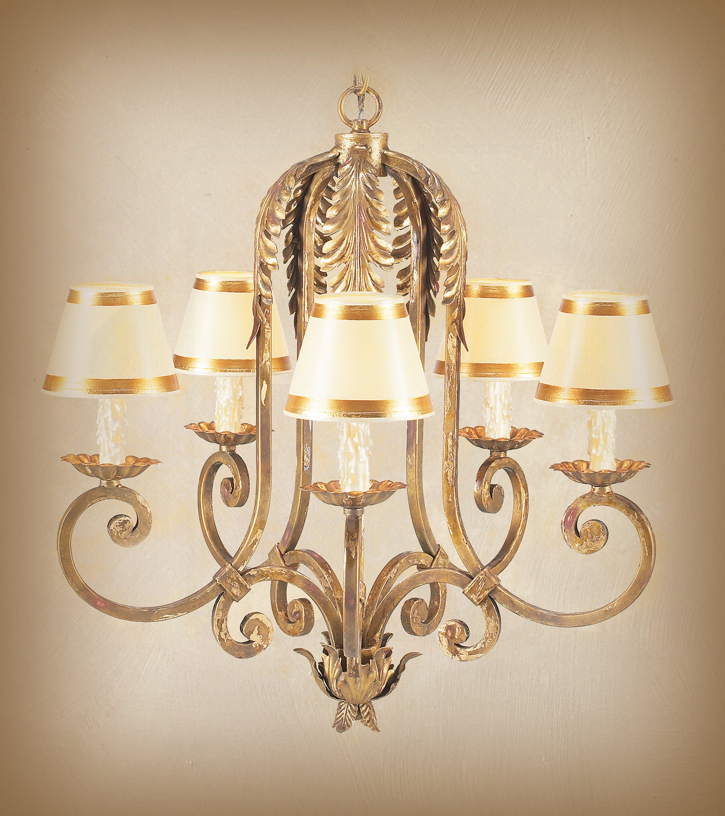 Wrought Iron Chandelier