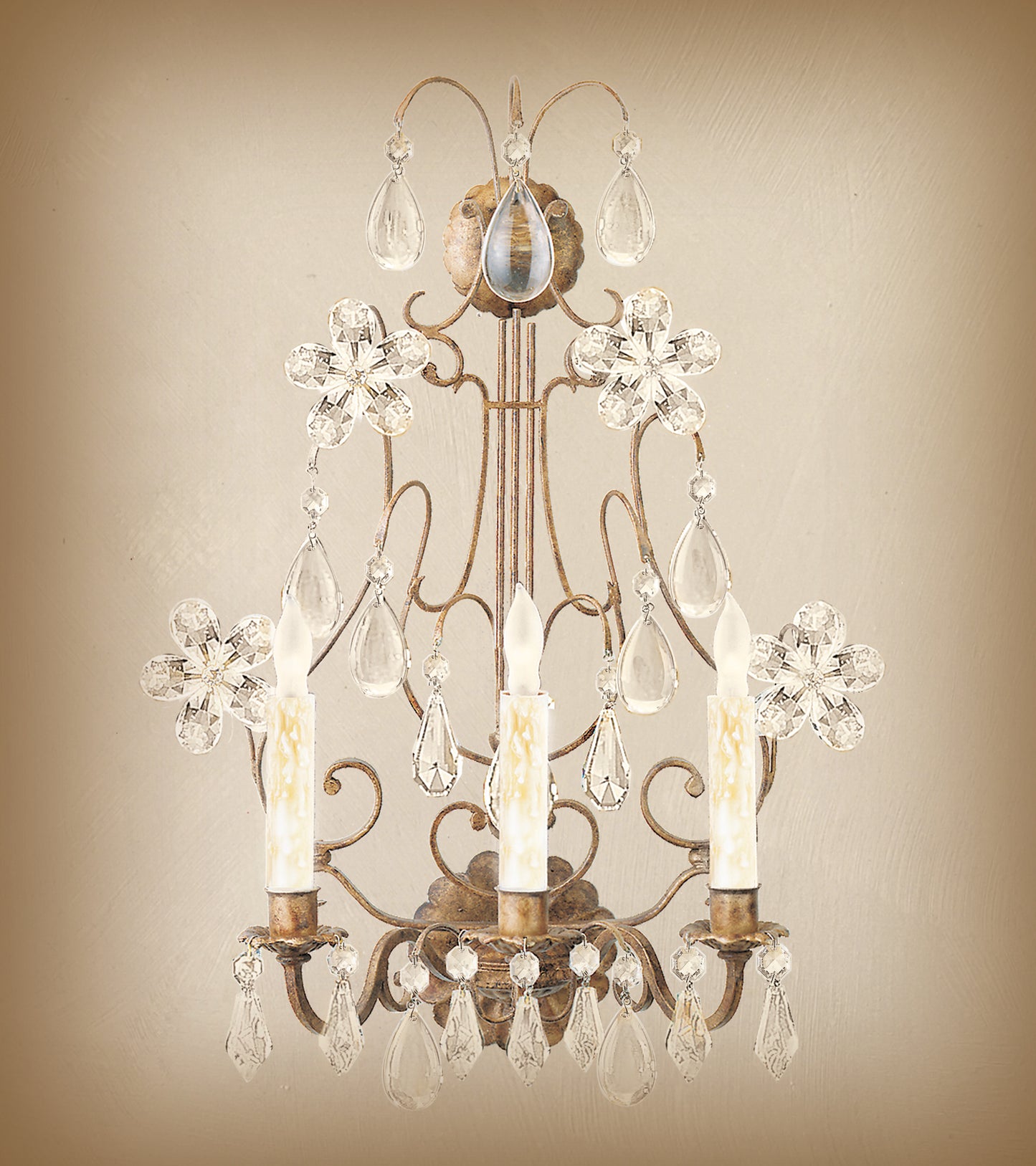 Crystal Wall Sconce Lamp